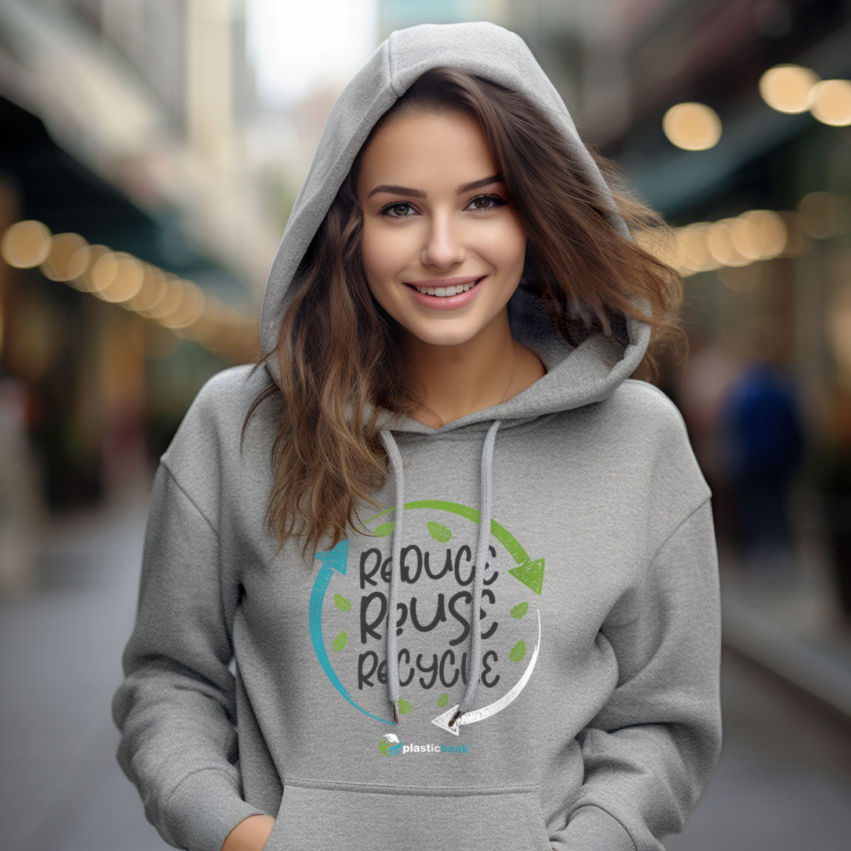 ReDuce, ReUse, ReCycle Pullover Hoodie Sweatshirt