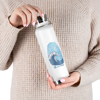 Fingerprint Copper Reusable Water Bottle